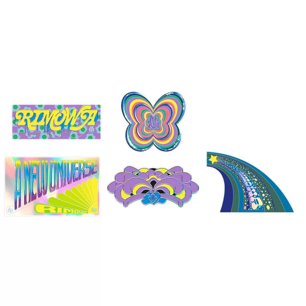 RIMOWA Sticker Sets^Stickers Set Iridescent Stickers Set