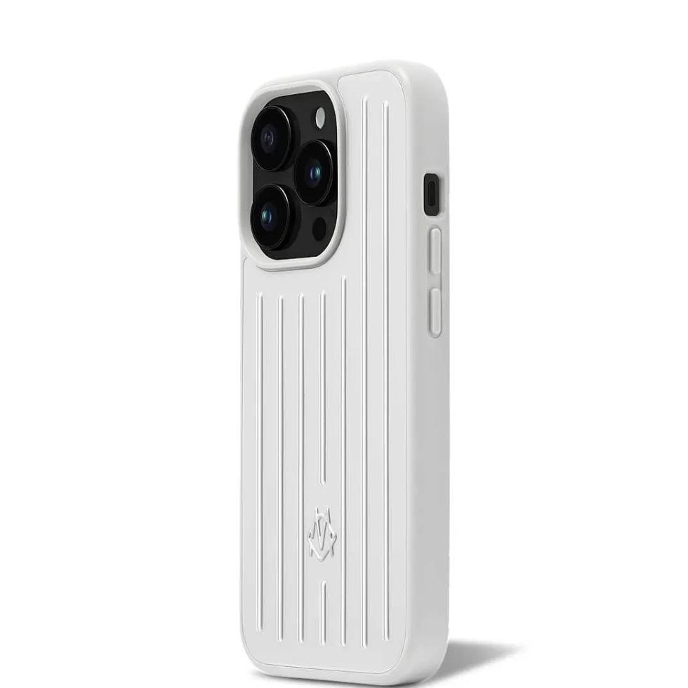 RIMOWA Silver Luggage^Tech Accessories - Aluminium Silver Case For Iphone 15 Pro
